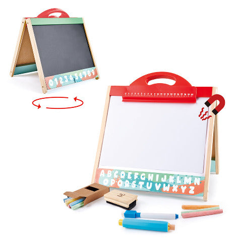 Hape Art Store & Go Easel - Treasure Island Toys