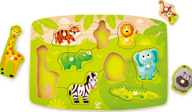 Hape Puzzle Peg Jungle - Treasure Island Toys