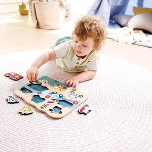 Hape Puzzle Peg Emergency - Treasure Island Toys