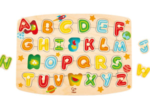 Hape Puzzle Peg Alphabet - Treasure Island Toys