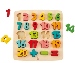 Hape Puzzle Chunky Number Math - Treasure Island Toys