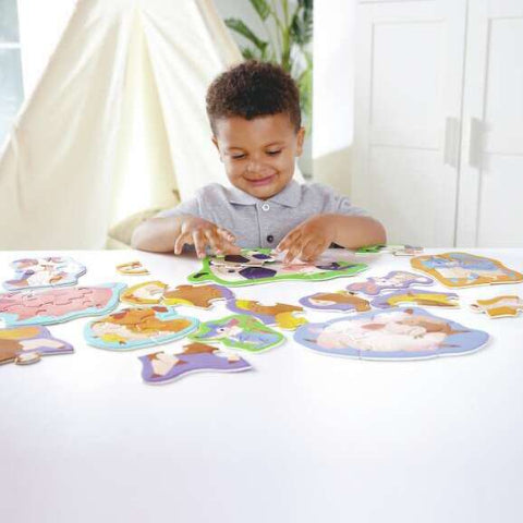 Hape Progressive Puzzle Farmyard Friends - Treasure Island Toys