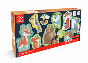 Hape Progressive Puzzle Woodland Friends - Treasure Island Toys