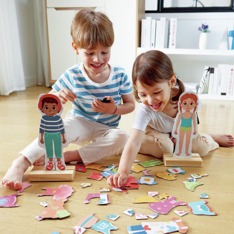 Hape Pretend Magnetic Dress-Up - Treasure Island Toys