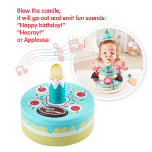 Hape Pretend Interactive Happy Birthday Cake - Treasure Island Toys