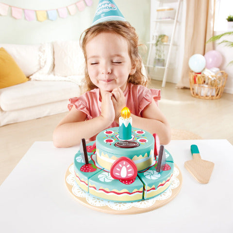 Hape Pretend Interactive Happy Birthday Cake - Treasure Island Toys