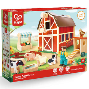 Hape Dollhouse Happy Farm Playset - Treasure Island Toys