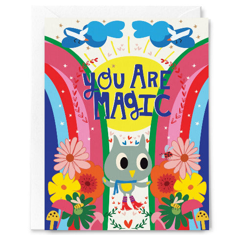 Happy Just Happy Greeting Card - You Are Magic - Treasure Island Toys