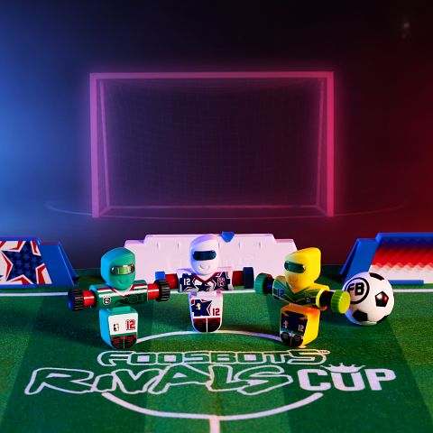 Fat Brain Toys Foosbots Rivals Cup - Treasure Island Toys