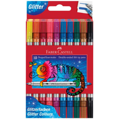 Faber-Castell Double-Ended Glitter Markers - Treasure Island Toys