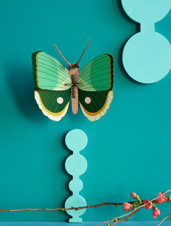 Studio Roof Fern Striped Butterfly