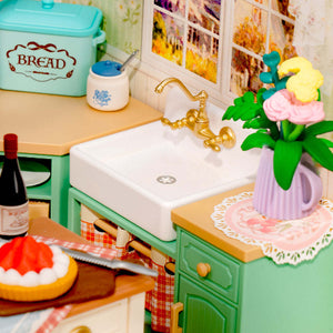 Rolife Super Creator Miniature House Farmhouse Kitchen
