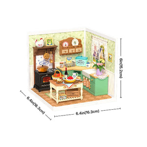 Rolife Super Creator Miniature House Farmhouse Kitchen