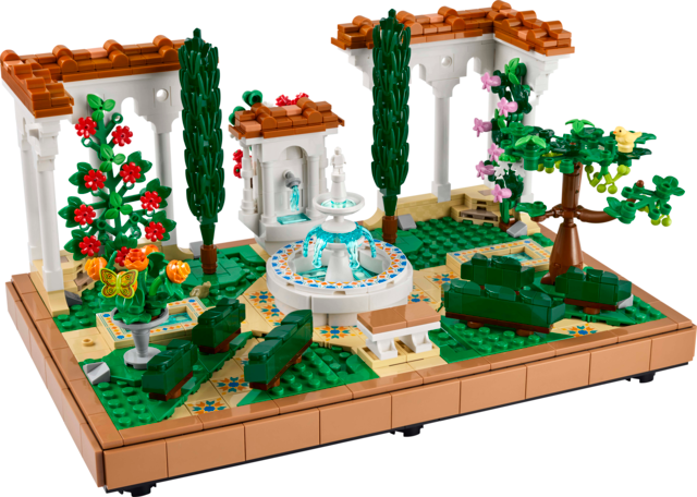 LEGO Icons Fountain Garden