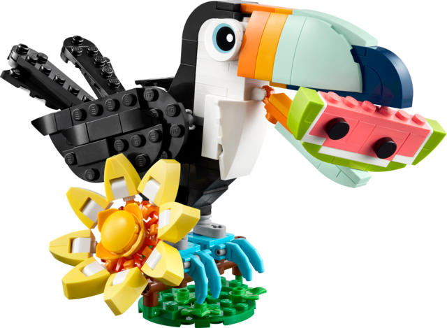 LEGO Creator 3in1 Wild Animals: Tropical Toucan - Treasure Island Toys