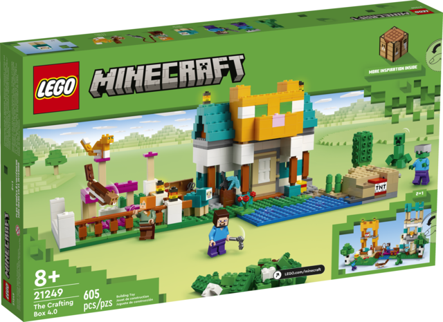 LEGO Minecraft The Crafting Box 4.0 Treasure Island Toys