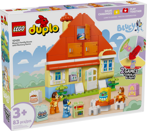 LEGO Duplo Bluey Bluey's Family House wtith Memory Game - Treasure Island Toys
