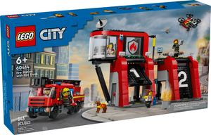 LEGO City Fire Station with Fire Truck - Treasure Island Toys
