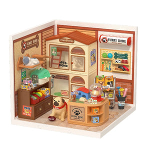 Rolife Super Creator Miniature House Furry Friends