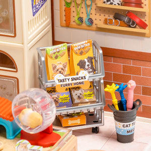 Rolife Super Creator Miniature House Furry Friends