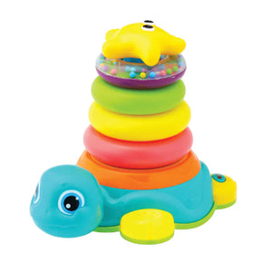 Kidoozie Bump Around Stacking Turtle - Treasure Island Toys