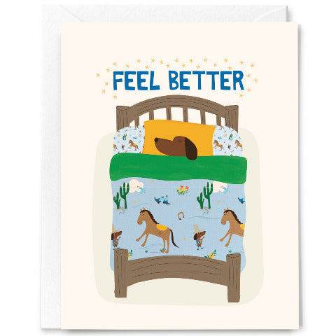 Happy Just Happy Greeting Card - Feel Better with Stanley - Treasure Island Toys