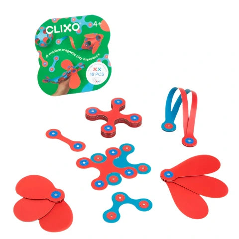 Clixo Itsy Pack Flamingo/Turquoise - Treasure Island Toys