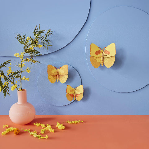 Studio Roof Yellow Butterflies, set of 3 - Treasure Island Toys