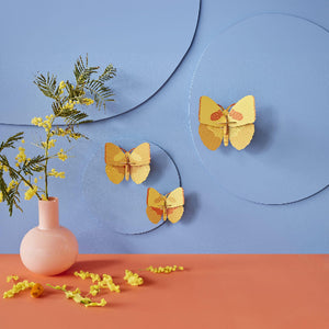 Studio Roof Yellow Butterflies, set of 3 - Treasure Island Toys