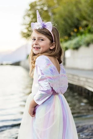 Great Pretenders Dress - Alicorn with Wings & Headband, Size 5-6 - Treasure Island Toys