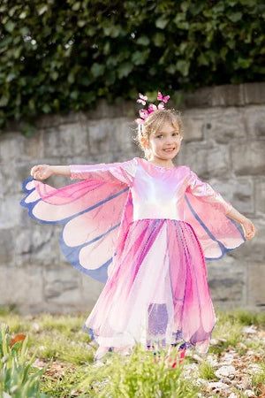 Great Pretenders Dress - Butterfly Twirl, Size 3-4 - Treasure Island Toys