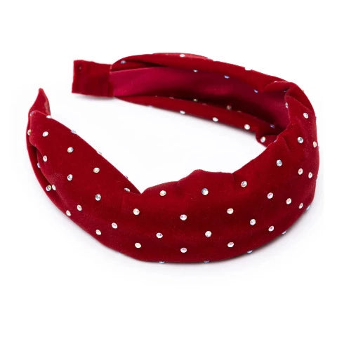 Great Pretenders Fashion - Holiday Sparkle Red Velvet Headband - Treasure Island Toys