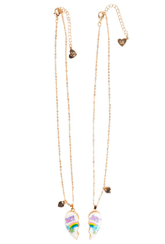 Great Pretenders Fashion - Tear & Share Bodacious Besties Necklace