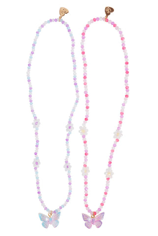 Great Pretenders Fashion - Butterflies and Daisies Necklace
