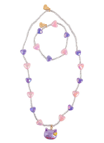 Great Pretenders Fashion - Lovely Kitty Necklace & Bracelet Set