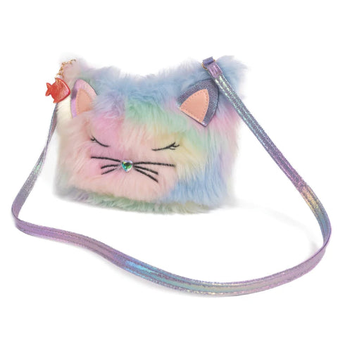 Great Pretenders Purse - Rainbow Furry Kitty