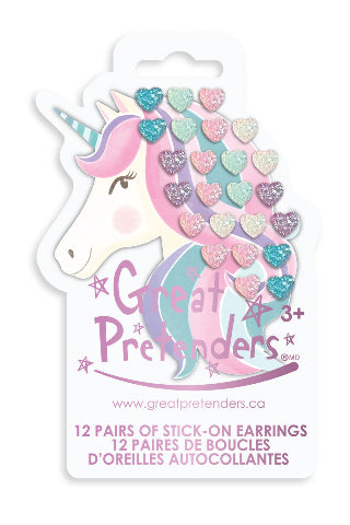 Great Pretenders Fashion - Rhinestone Royalty Sticker Earrings