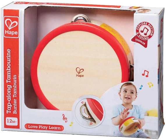 Hape Music Tap-along Tambourine - Treasure Island Toys