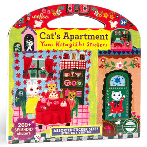 eeBoo Shiny Stickers Cat's Apartment Stickers - Treasure Island Toys