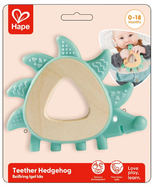 Hape Baby Hedgehog Teether - Treasure Island Toys