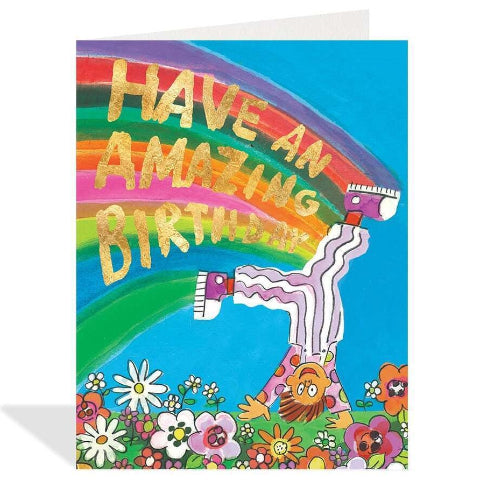 Greeting Card - Rainbow Cartwheel