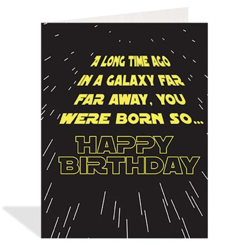 Halfpenny Postage Greeting Card - Star Wars