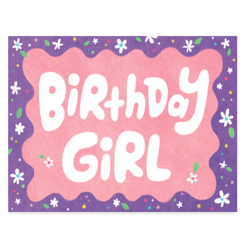 Greeting Card Enclosure - Birthday Girl
