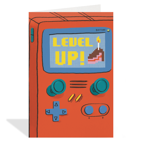 Greeting Card Enclosure - Level Up