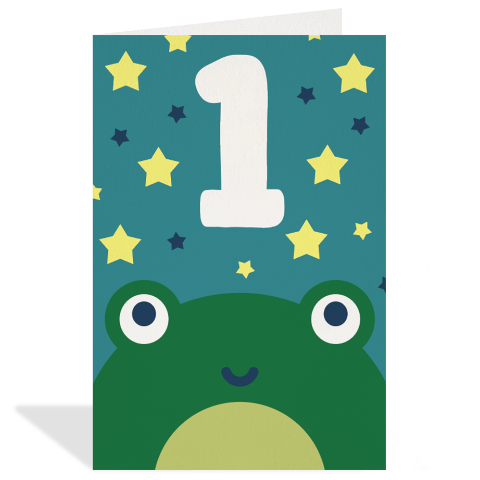 Greeting Card Enclosure - Age 1 Frog