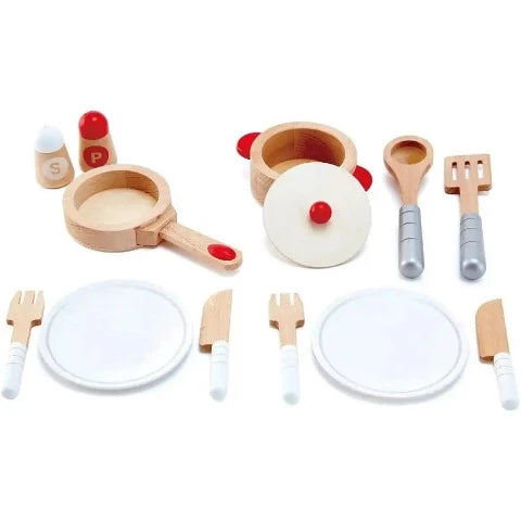 Hape Pretend Cook & Serve Set - Treasure Island Toys