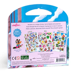 eeBoo Shiny Stickers Holiday in the Woods - Treasure Island Toys