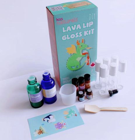 Kiss Naturals DIY Lava Lip Gloss Kit
