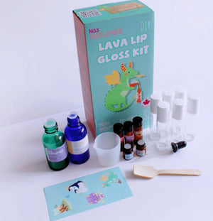 Kiss Naturals DIY Lava Lip Gloss Kit