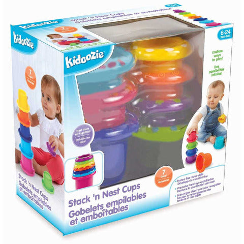 Kidoozie Stack N Nest Cups - Treasure Island Toys